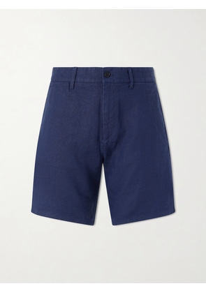 NN07 - Aden 1454 Straight-Leg Linen Shorts - Men - Blue - UK/US 28