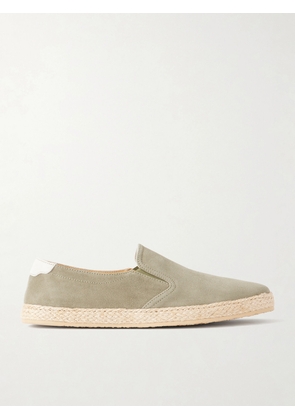 Brunello Cucinelli - Suede Espadrilles - Men - Green - EU 40