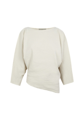 Cortana Arne Dolman-Sleeved Linen-Blend Top - Moda Operandi