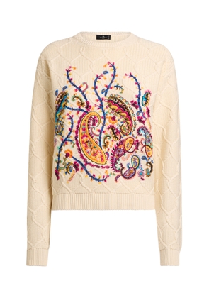 Etro Cotton Knit Sweater - Moda Operandi