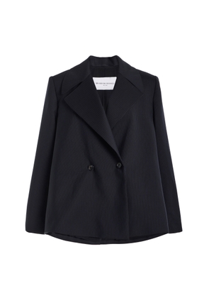 Brandon Maxwell The Haven  Trapeze Wool-Blend Blazer - Moda Operandi