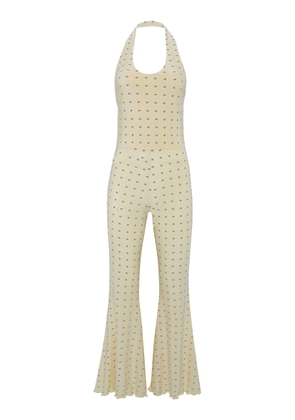 SIEDRÃS Presley Studded Jumpsuit - Moda Operandi
