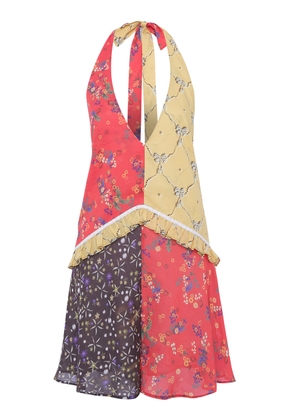 SIEDRÃS Suliens Printed Cotton-Poplin Playsuit - Moda Operandi