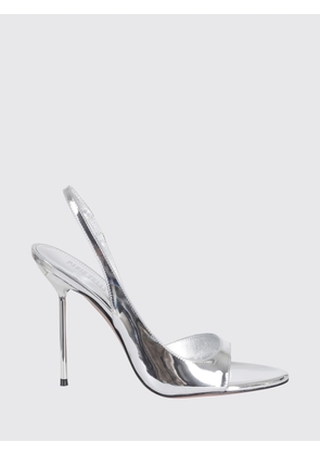 PARIS TEXAS Heeled Sandal Woman color Silver