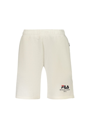 Fila White Cotton Men's Pant - S