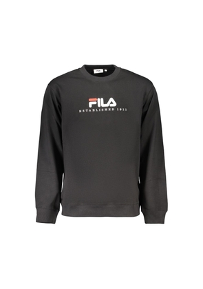 Fila Black Cotton Men's Sweatshirt - S