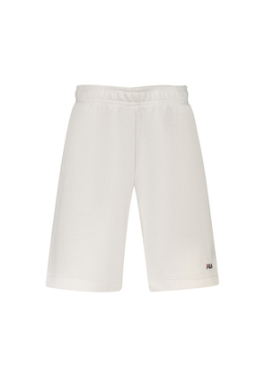 Fila White Cotton Men's Sweatpant - S
