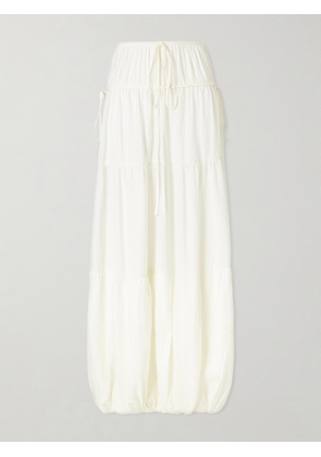 Co - Gathered Crepe Bubble Maxi Skirt - Neutrals - US0,US2,US4,US6,US8,US10,US12