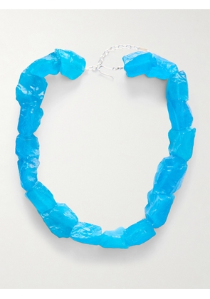 Completedworks - Resin Necklace - Blue - One size