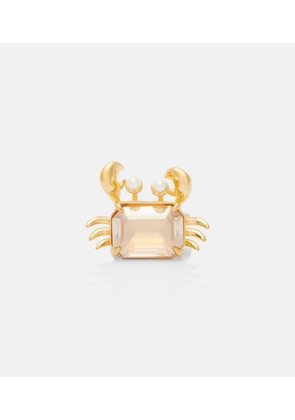 Oscar de la Renta Crab embellished ring