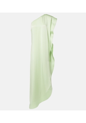 Stella McCartney Envers asymmetric satin cocktail dress