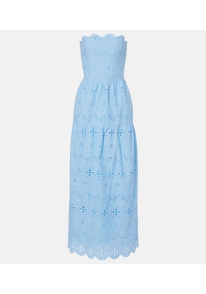 Melissa Odabash Sophie broderie anglaise cotton maxi dress