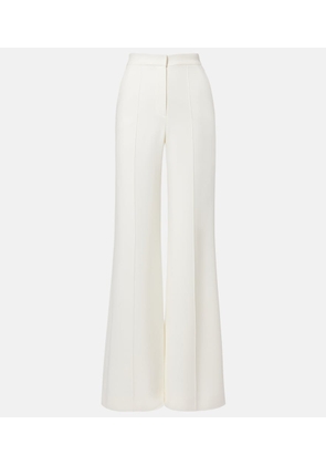 Elie Saab High-rise cady wide-leg pants