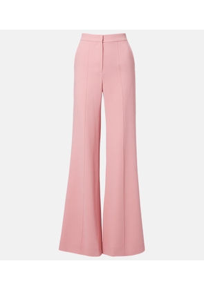 Elie Saab High-rise cady wide-leg pants