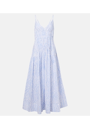 Proenza Schouler White Label Michelyn printed cotton-blend maxi dress