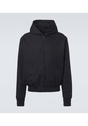 Gucci GG jacquard hooded cotton jacket