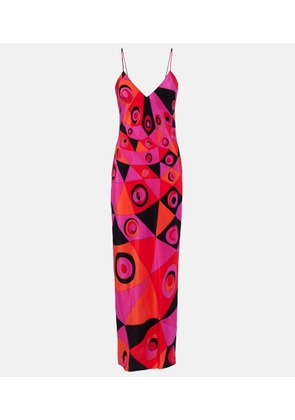 Pucci Occhi silk twill gown