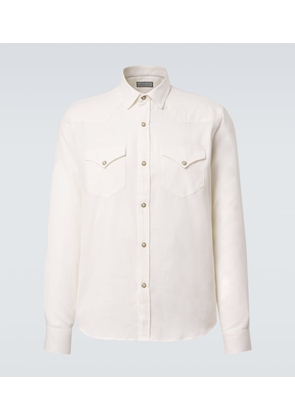 Canali Cotton and cashmere shirt