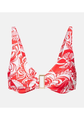 Melissa Odabash Bel Air floral bikini top