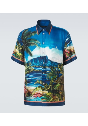 Dolce&Gabbana Printed silk twill shirt