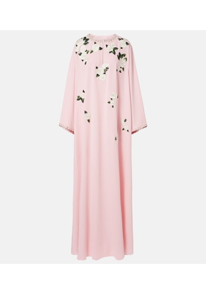 Carolina Herrera Embroidered floral kaftan