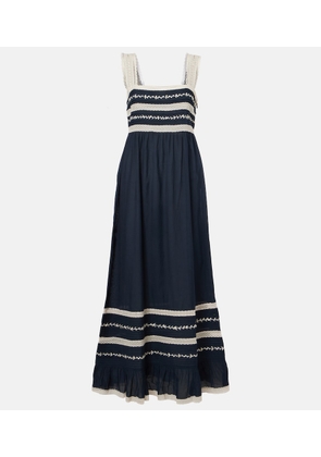Rixo Malie embroidered midi dress