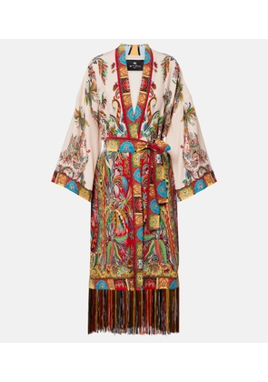 Etro Paisley silk kaftan