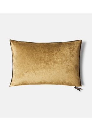 Maison de Vacances Cotton-blend velour cushion