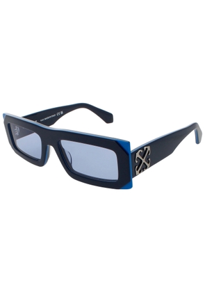 Off-White LAUREL Blue Rectangular Unisex Sunglasses OERI13P 4840 54