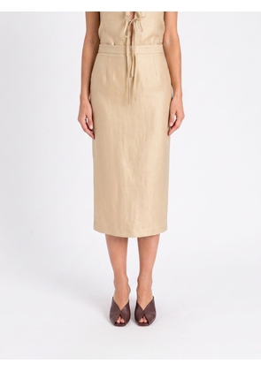 TWINSET Skirt Woman color Gold