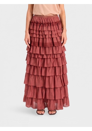 ACTITUDE TWINSET Skirt Woman color Mahogany