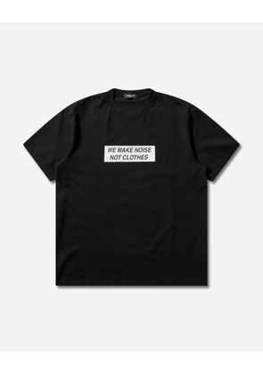 Men s We Make Noise Not Clothes Signature T-Shirt Black