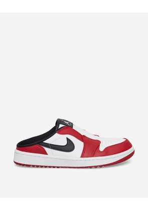 Air Jordan Mule Golf Shoes White / Varsity Red / Black