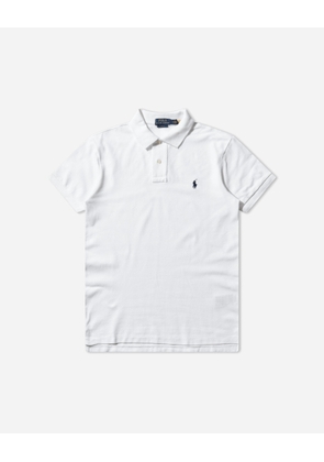 Men s Slim Fit Mesh Polo Shirt White