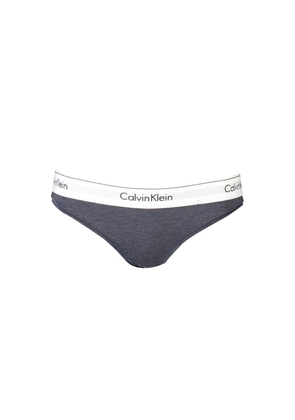 Calvin Klein Blue Cotton Women Brief - XL