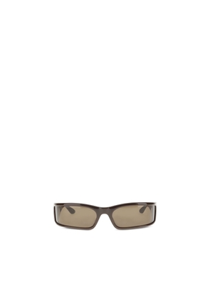 Balenciaga Brown Acetate Sunglasses