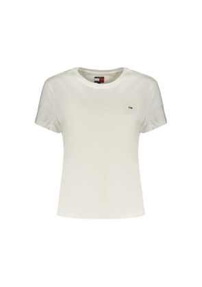 Tommy Hilfiger Bianco Cotton Women's T-Shirt - L