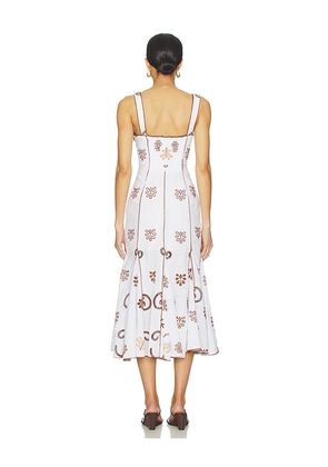 Charo Ruiz Ibiza Naia Long Dress in White. Size S. Also in XL.