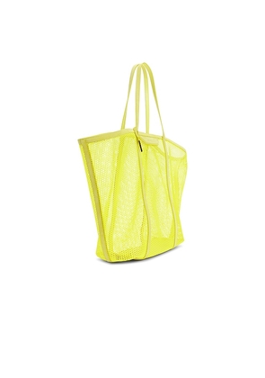 THE ATTICO Via Del Mare Tote Bag in Yellow.