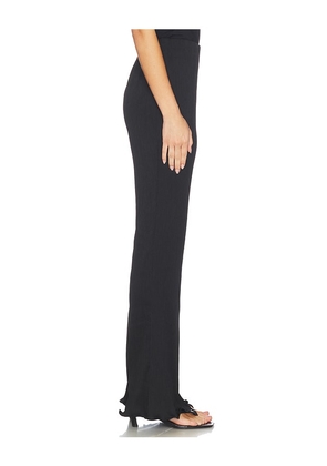 Lovers and Friends Rudi Plisse Pant in Black. Size XS. Also in XXS, S, M, L, XL.