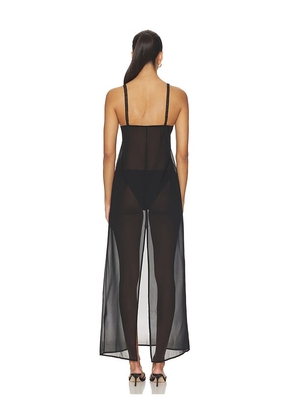 LIONESS Glacial Maxi Dress in Black. Size S. Also in XXS, XS, M, L, XL, XXL.