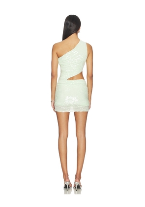 Lovers and Friends Lola Mini Dress in Green. Size XXS. Also in L, M, S, XS.
