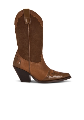 TORAL Western Boot in Brown. Size 36. Also in 37, 38, 39, 41.