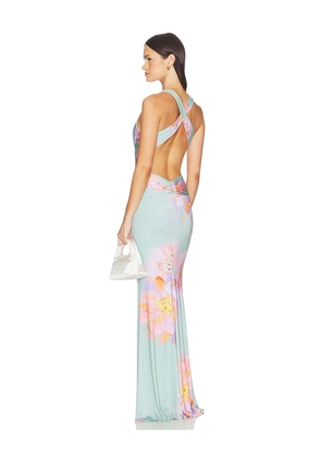 Katie May Secret Agent Gown in Sage. Size XS. Also in L, M.