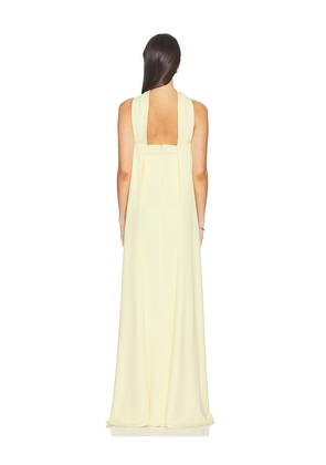 Katie May Evie Gown in Lemon. Size XXS. Also in S, XL, XS.