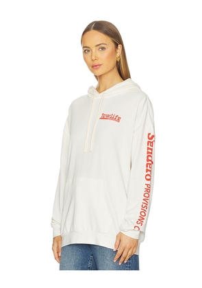 Sendero Provisions Co. Lowlife Hoodie in White. Size M. Also in S.