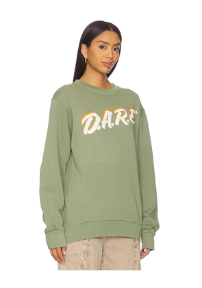 Philcos D.A.R.E. Baseball Sweatshirt in Sage. Size M. Also in S.