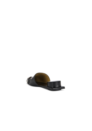 Tory Burch Pierced Mule in Perfect Black in Black. Size 6. Also in 7, 8.5, 9, 10.5.