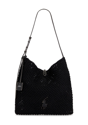 Polo Ralph Lauren Messenger Bag in Black.