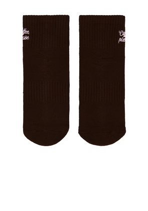 Souls. Coffee Please Socks in Brown. Size S/M. Also in M/L.